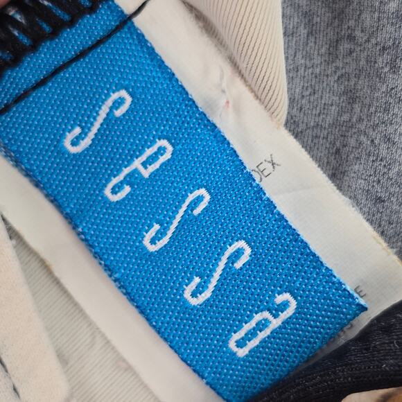 Sessa Black Floral Halter Padded Swimwear Tankini Tank Top Medium M 8 - Picture 6 of 7